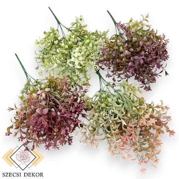 Mű zöld kakukk homokhúr csokor 5 szál 35 cm szemből