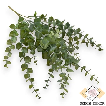 Mű zöld euphorbia cotinifolia csokor közepes 5 szál 42 cm - zöld szemből