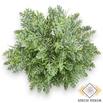 Mű zöld gyopáros üröm köteg 7 szál 24 cm - hamvas szemből