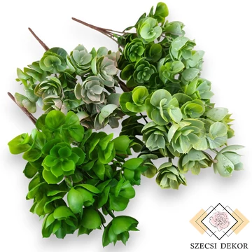 Mű zöld sedum tarnatum csokor 5 szál 31 cm szemből