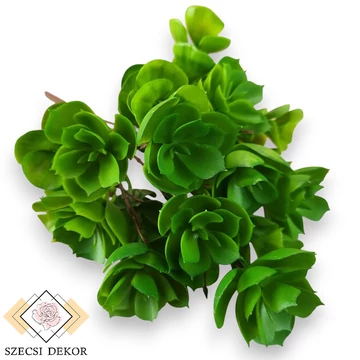 Mű zöld sedum tarnatum csokor 5 szál 31 cm - zöld szemből