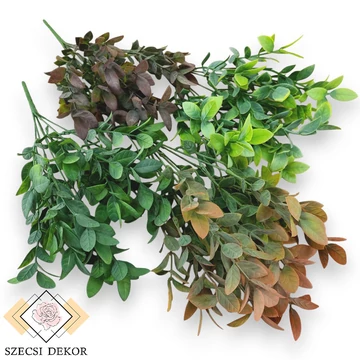 Mű zöld közönséges mirtusz csokor 7 szál 35 cm szemből