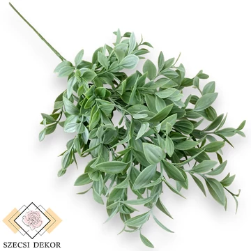 Mű zöld szurokfű szál gumis 69 cm - hamvas szemből