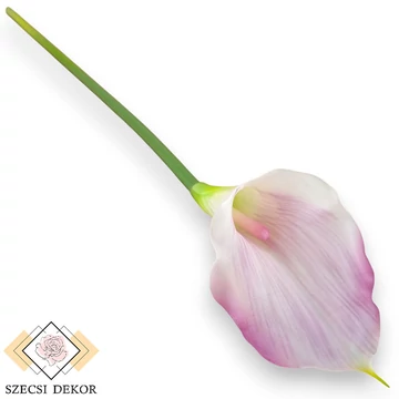 Mű kála szál gumi 56 cm - erikaviola szemből