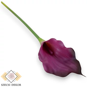 Mű kála szál gumi 56 cm - lila szemből