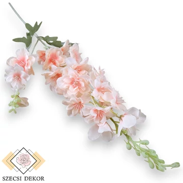 Mű sarkantyúfű szál selyem 85 cm - babarózsaszín szemből
