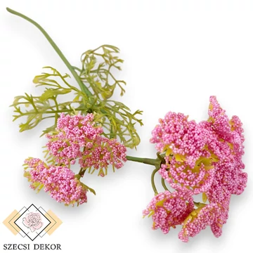 Mű zöld gilisztaűző varádics szál 55 cm - pink szemből