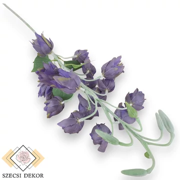 Mű pálmaliliom szál selyem 85 cm- lila szemből