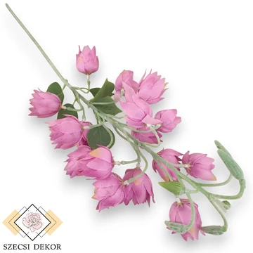 Mű pálmaliliom szál selyem 85 cm - pink szemből