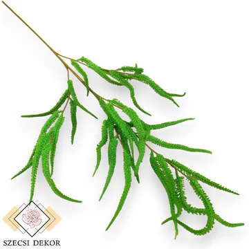 Mű mogyoró barka szál gumi 92 cm - zöld szemből