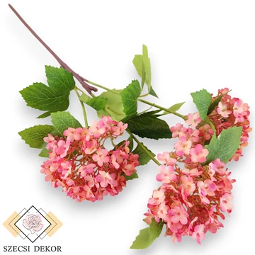 Mű kányabangita ág selyem 69 cm - élénk rózsaszín ferde