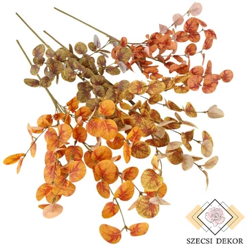 Mű eukaliptusz ág közepes selyem 68 cm szemből