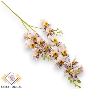 Mű zygopetalum szál bevonatos 80 cm - rózsaszín szemből