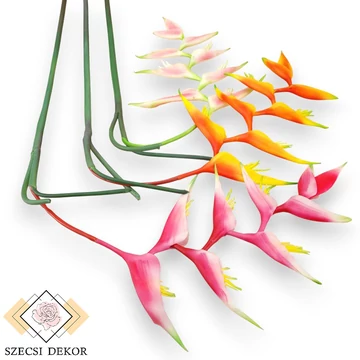 Mű heliconia chartacea szál gumi 85 cm szemből