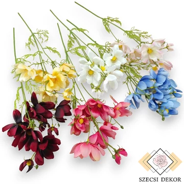 Mű kerti pillangóvirág szál kicsi selyem 60 cm szemből