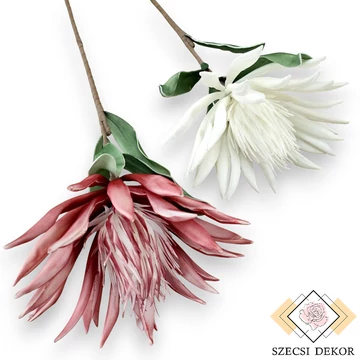 Mű protea szál nyíló polifoam 94 cm szemből