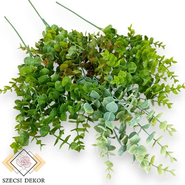 Mű zöld ráncos törpebors szál 69 cm szemből