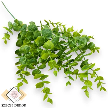 Mű zöld ráncos törpebors szál 69 cm - világoszöld szemből