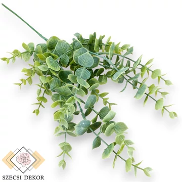 Mű zöld ráncos törpebors szál 69 cm - hamvas szemből