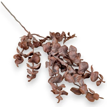 Mű ráncos törpebors szál szárított gumis 45 cm - sötétnarancs szemből
