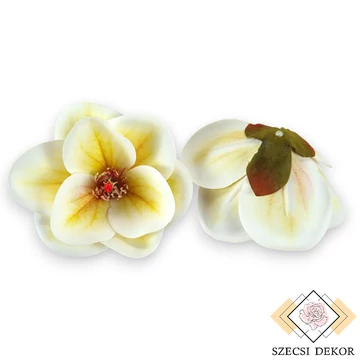 Mű liliomfa csomag bevonatos 11 cm 6 db - sárga szemből