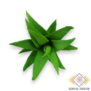 Mű mini aloe vera gumi 10 cm - zöld szemből