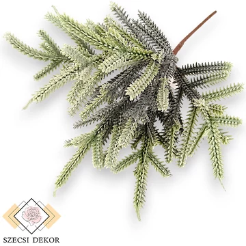 Mű zöld szobafenyő pikk 22 cm - hamvas szemből