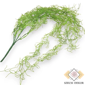Mű zöld tillandsia csokor futó 5 szál 93 cm - zöld szemből