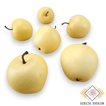 Mű alma csomag közepes 6 db hungarocell 6 cm - krém mind