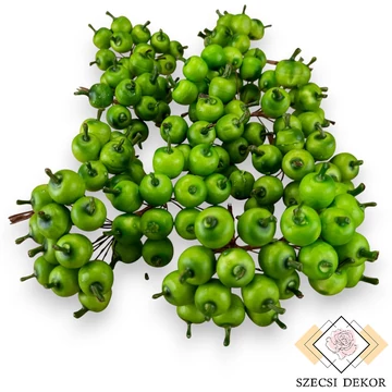 Mű alma csomag 12 db 8 cm - zöld mind