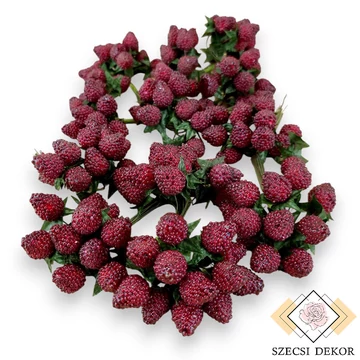 Mű szeder csomag 12 db 11 cm - bordó mind