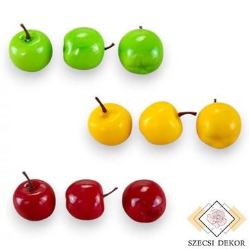 Mű alma kicsi hungarocell 3 cm szemből