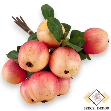 Mű vadalma köteg 5 szál 32 cm - pink cirmos szemből