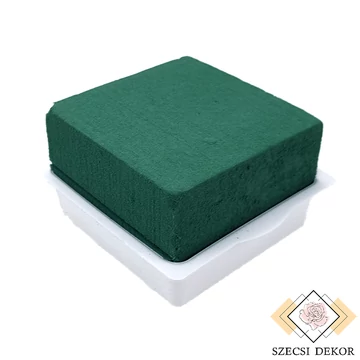 Vizes Tűzőhab Fehér Kocka Tállal Döntött