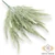 Mű zöld mexikói zsálya csokor 7 szál 38 cm - törtfehér szemből