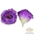 Mű eustoma fej selyem 7 cm 24 db - lila szemből
