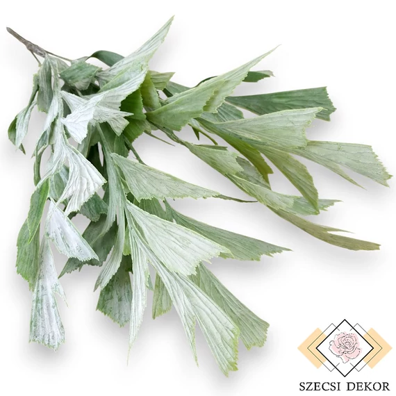 Mű zöld halfarokpálma bokor 8 szál 66 cm - hamvas ferde