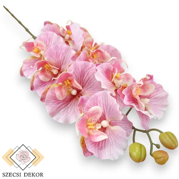 Mű pillekosbor szál bevonatos 99 cm - pink cirmos szemből