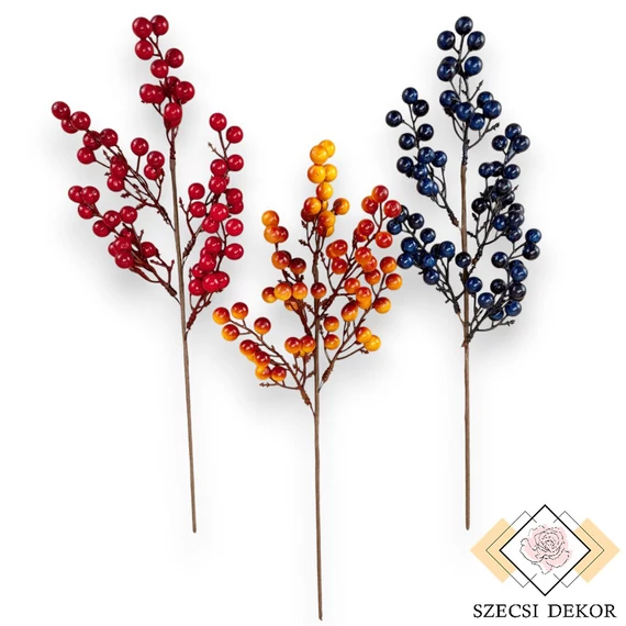 Mű madárbirs ág közepes hungarocell 42 cm álló