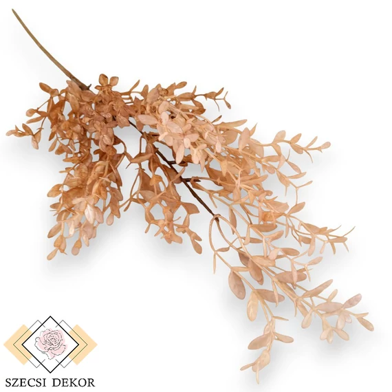 Mű zöld cserjés gamandor szál 67 cm - rózsaszín szemből