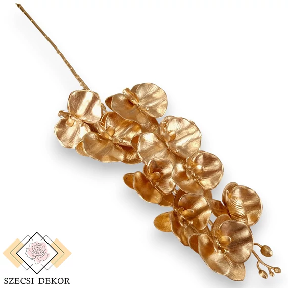 Mű pillekosbor szál festett 80 cm - arany szemből