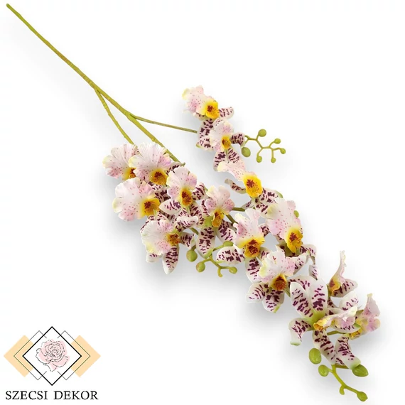 Mű zygopetalum szál bevonatos 80 cm - rózsaszín szemből