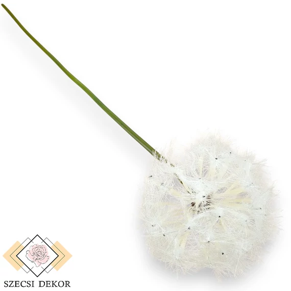 Mű nagy bakszakáll szál 73 cm - törtfehér ferde