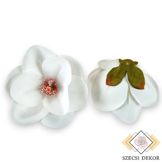 Mű liliomfa csomag bevonatos 11 cm 6 db - fehér szemből