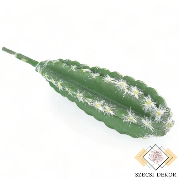 Mű pozsgás cereus kaktusz nagy 39 cm - zöld szemből