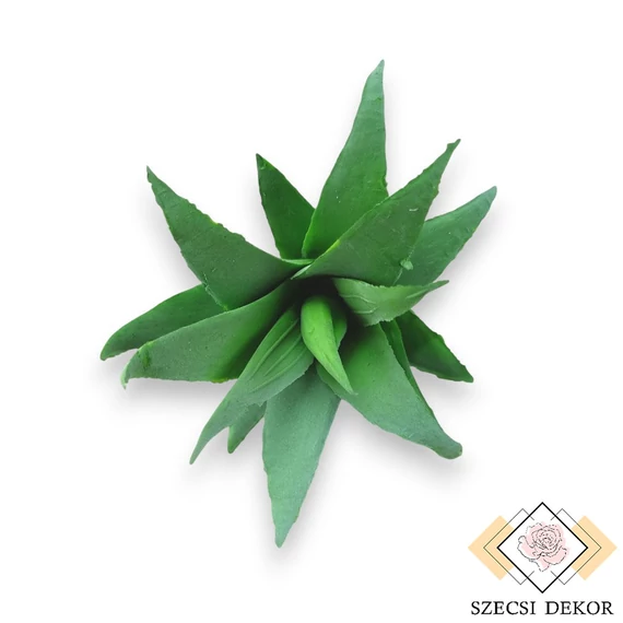 Mű mini aloe vera gumi 10 cm - hamvas szemből