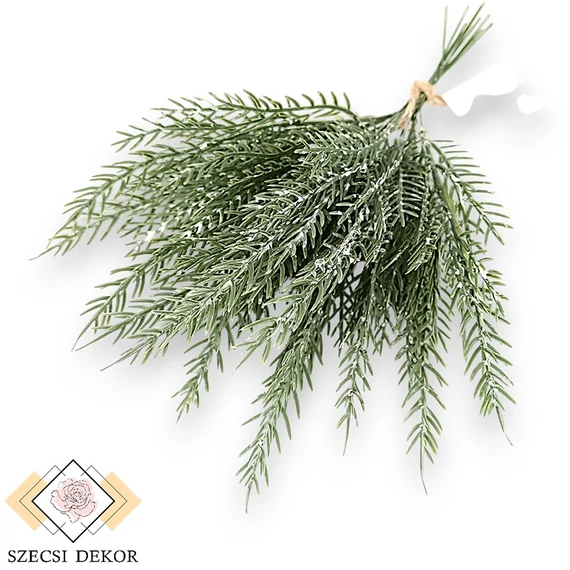 Mű zöld colletia hystrix köteg 12 szál 26 cm - hamvas szemből