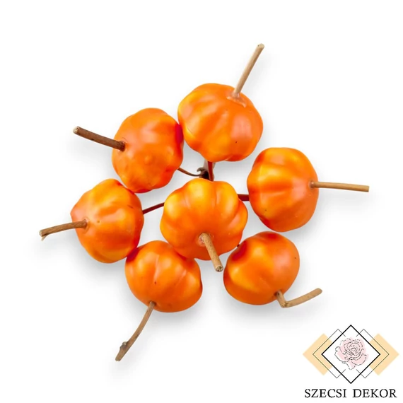 Mű csillagtök pikk 7 db 10 cm - narancs szemből