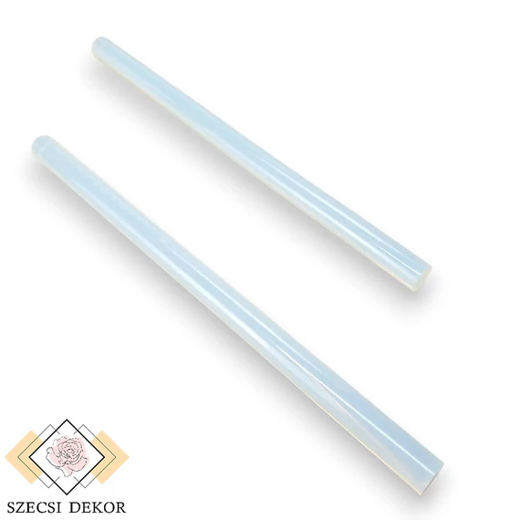 Ragasztópisztoly betét 20 cm - átlátszó ferde