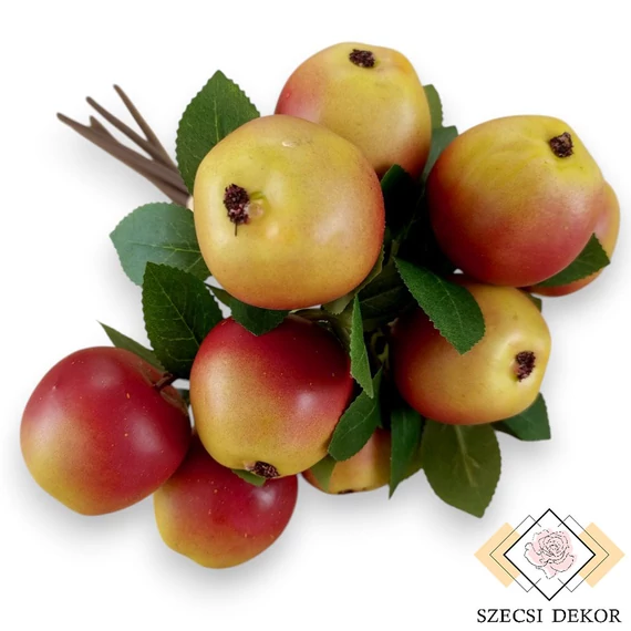 Mű vadalma köteg 5 szál 32 cm - piros szemből